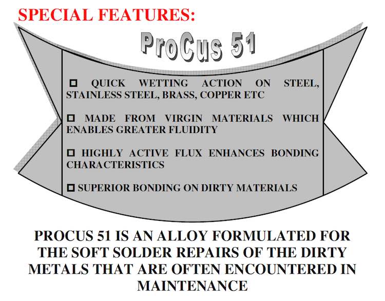 flux core soft solder
