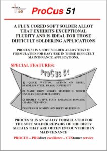 flux cored soft solder alloy